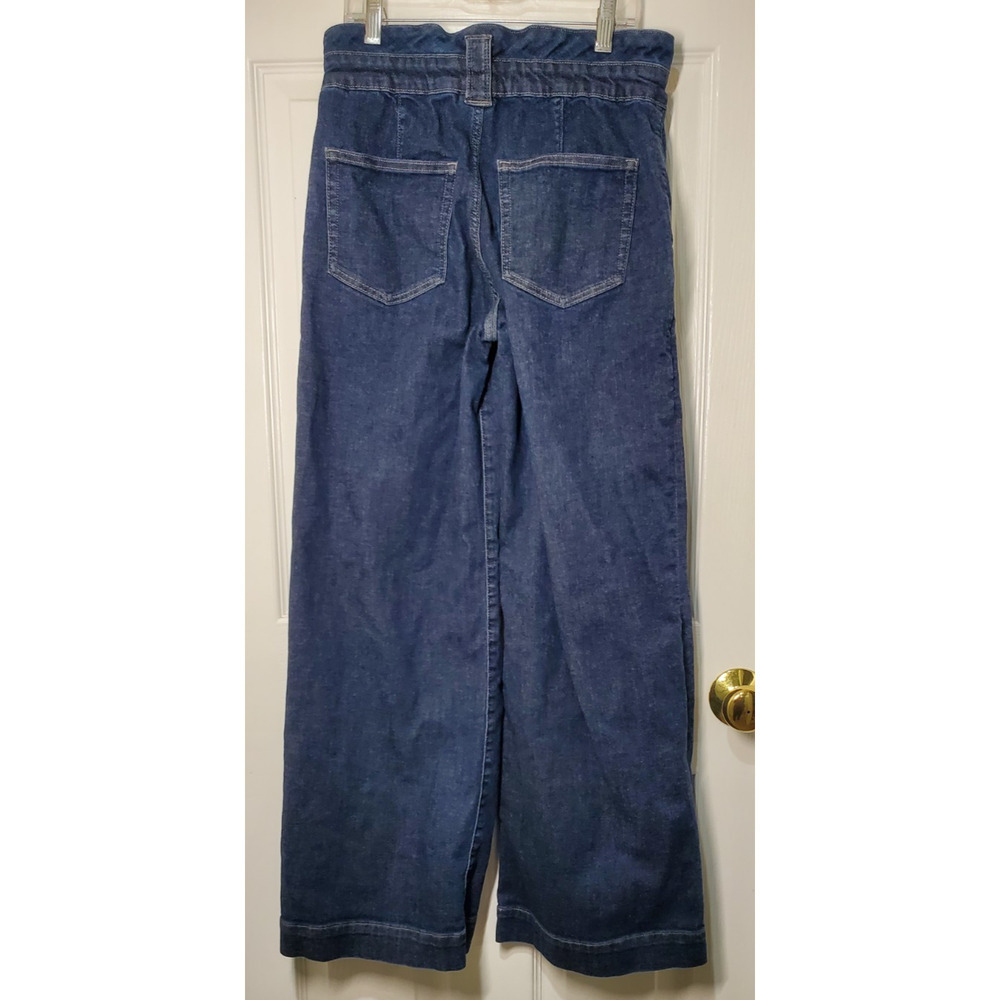 J.Crew Women’s High-Rise Wide-Leg Jeans Size 24 Blue Denim - Picture 12 of 13